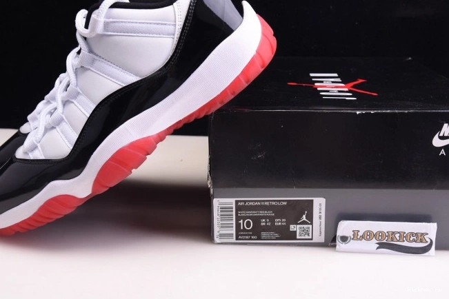 Rep AV2187-160 Bred Air Jordan 11 Retro Low Concord 0710
